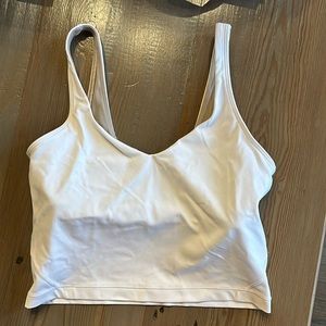 White Lululemon Align Tank
